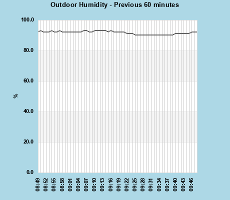 Outdoor Humidity 60 min
